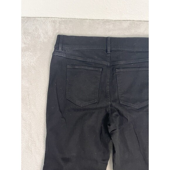 NWT Spanx Shape EveryWear Flare Jeans Size XL Petite Wide Leg Clean Black - Picture 9 of 9
